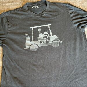 Travis Mathew Golf T Shirt Pima Cotton Beer‎ Drinking Golf Cart Sz M